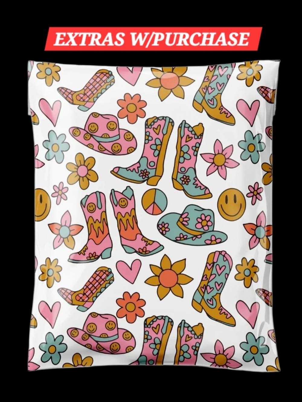 15ct. 14.5x19 🤠👢Polymailers, Bonus Random Thank You Cards/ Stickers